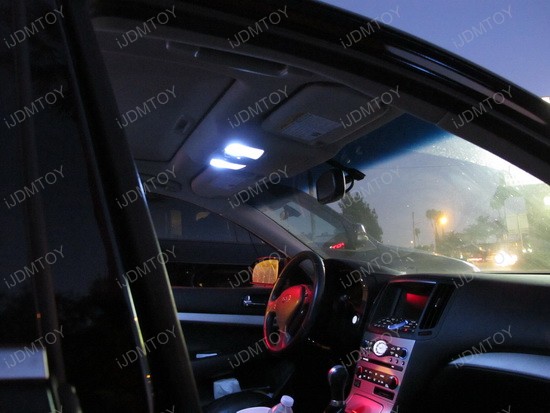 Infiniti - G35 - car - interior - led - lights - 2
